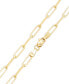 Фото #4 товара DEVATA 14K Gold Paperclip 2.8mm Chain Necklace, 20", approx. 5.4gr