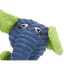 Dog toy Blue Green Elephant 28 x 14 x 17 cm Fluffy toy with sound