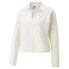 Puma Power Better Long Sleeve Polo Shirt Womens Off White Casual 67330299