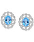 ფოტო #4 პროდუქტის Women's Milgrain Earrings in Sterling Silver