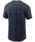 Фото #3 товара Men's Navy New England Patriots Team Wordmark T-shirt