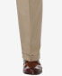 Фото #6 товара Men's Big & Tall Premium Comfort Stretch Classic-Fit Solid Pleated Dress Pants