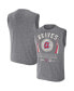 Фото #1 товара Men's Darius Rucker Collection by Charcoal Atlanta Braves Muscle Tank Top