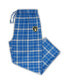 Men's Royal, Gray Milwaukee Brewers Big and Tall Team Flannel Pants