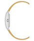 ფოტო #3 პროდუქტის Women's Quartz Tan Croco-Grain Leather Band Watch, 23mm