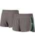 Women's Gray and Green Michigan State Spartans Pamela Lined Shorts