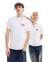 Фото #4 товара Vans oval script back print t-shirt in white