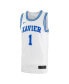 ფოტო #3 პროდუქტის Men's #0 White Xavier Musketeers Replica Basketball Jersey