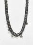 Фото #1 товара WFTW pop punk multi star chain in gunmetal