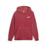 Puma Essentials Elevated Velour Hoodie Womens Red Casual Outerwear 67599121 S - фото #1