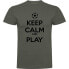 ფოტო #1 პროდუქტის KRUSKIS Keep Calm And Play Football short sleeve T-shirt