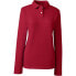 ფოტო #6 პროდუქტის Women's School Uniform Long Sleeve Feminine Fit Mesh Polo Shirt