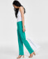 Фото #4 товара Women's Tummy-Control Pull-On Straight-Leg Pants, Created for Macy's