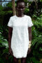 Фото #2 товара Мини-платье из рельефной ткани ZARA