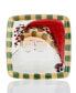 Old St. Nick Square Animal Salad Plate