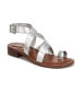 ფოტო #1 პროდუქტის Women's Ina Toe Loop Ankle Strap Stacked Heel Sandals