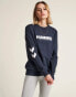 Hummel – Legacy – Unisex-Sweatshirt in Blau Nachtblau, S - Chest 94 - фото #4