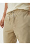 Фото #5 товара Брюки мужские Koton Beli Bağcıklı Pantolon Dokuma Cep Detaylı