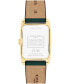 Фото #3 товара Наручные часы Coach женские Resse из зеленой кожи 24 мм