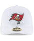 Фото #4 товара Men's White Tampa Bay Buccaneers Team Logo Omaha Low Profile 59FIFTY Fitted Hat