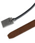 ფოტო #5 პროდუქტის Men's Reversible Faux-Leather Compression-Buckle Belt