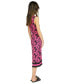 Фото #8 товара Women's Printed Sleeveless Midi Dress
