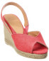 Фото #1 товара Castañer Brisa Canvas Slingback Wedge Sandal Women's Orange 40