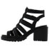 Фото #3 товара Dirty Laundry Fun Stuff Gladiator Womens Size 7.5 B Casual Sandals FUNSTUFF-BLK