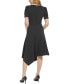 Фото #2 товара Women's Asymmetrical Midi Dress
