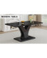 Sleek Black Multipurpose Table Functional Style for Any Space