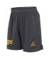 Men's Anthracite Michigan Wolverines 2024 Sideline Mesh Shorts