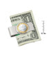 ფოტო #2 პროდუქტის Men's Finland Swan One Euro Coin Money Clip