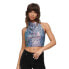 SUPERDRY Cowl Halter sleeveless T-shirt