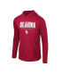 Men's Crimson Oklahoma Sooners Team Color Rival Hoodie Long Sleeve T-shirt Бордовый, XL - фото #3