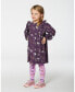 Toddler Girls Dress With Frills Mauve Printed Cats - Toddler|Child