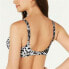 Фото #2 товара Dkny 259463 Women Printed Mesh-Trimmed Bikini Top Swimwear Size 2X-Large