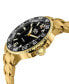 ფოტო #2 პროდუქტის Men's Riverside Gold-Tone Stainless Steel Watch 42mm