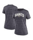 ფოტო #1 პროდუქტის Women's Black New Orleans Saints Sideline Velocity Lockup Performance T-shirt