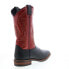 Фото #8 товара Abilene Boots 9317 Womens Red Leather Slip On Cowboy Western Boots 6.5