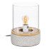 Фото #1 товара Настольная лампа LÁMPARAS INDUSTRIALES Серый Стеклянный Цемент 60 W 240V 19,5 x 19,5 x 25 cm