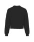 ფოტო #3 პროდუქტის Women's Black UCF Knights Slouchy Cropped Long Sleeve T-Shirt