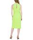 ფოტო #2 პროდუქტის Halter-Neck Sleeveless Sheath Dress