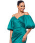 Фото #4 товара Women's Balloon-Sleeve Off-The-Shoulder Dress