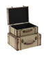 Wood Retro Trunk, Set of 2