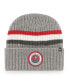 Фото #1 товара Men's Gray Tampa Bay Buccaneers Highline Cuffed Knit Hat