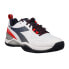 Diadora Blushield Torneo 2 Clay Tennis Mens White Sneakers Athletic Shoes 17950