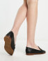 ALDO Kyah flat shoes with trim in black