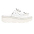 Фото #1 товара Chinese Laundry Surfs Up Clear Rhinestone Platform Womens Clear Casual Sandals
