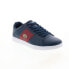Lacoste Carnaby EVO CGR 2224 Mens Blue Leather Lifestyle Sneakers Shoes
