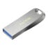 USB флеш-накопитель SanDisk Ultra Luxe 256 ГБ - USB Type-A 3.2 Gen 1 (3.1 Gen 1) - 150 МБ/с - без колпачка - серебристый